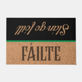 Irish Gaelic Welkom & vaarwel, Fáilte Deurmat (Voorkant)