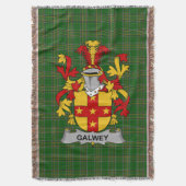 Irish Galwey Coat of Arms Family Crest Ireland Deken (Voorkant Verticaal)