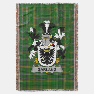 Irish Garland of McGartland Wapen familie C Deken
