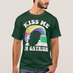 Irish Gay Pride LGB Unicorn Cute St Patricks Day T-shirt