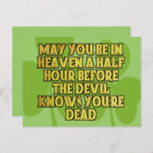 Irish Gifts Briefkaart (Voorkant / Achterkant)