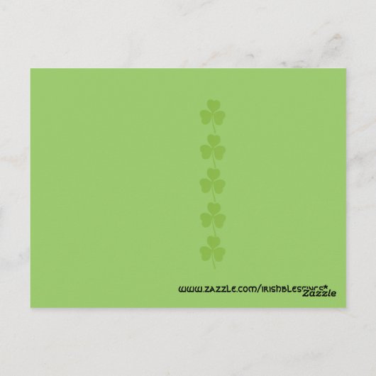 Irish Gifts Briefkaart (Achterkant)