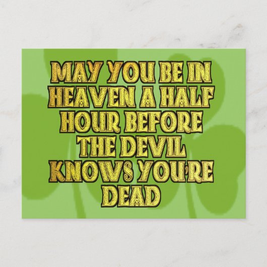 Irish Gifts Briefkaart (Voorkant)