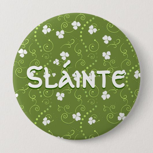 Irish Gifts Ronde Button 4,0 Cm (Voorkant)
