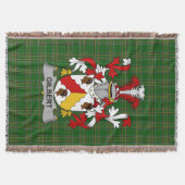 Irish Gilbert Coat of Arms Family Crest Ireland Deken (Voorkant)