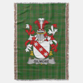 Irish Gilmore Coat of Arms Family Crest Ireland Deken (Voorkant Verticaal)
