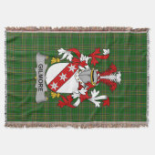 Irish Gilmore Coat of Arms Family Crest Ireland Deken (Voorkant)