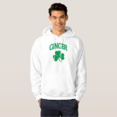 Irish Ginger Shamrock Hoodie (Voorkant volledig)