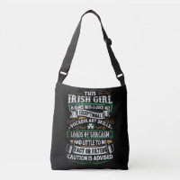 Irish Girl Attitude Crossbody purse