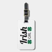 Irish Girl Bagagelabel (Voorkant verticaal)