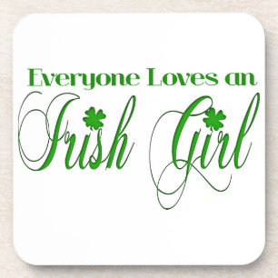 Irish Girl Bier Onderzetter