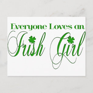 Irish Girl Briefkaart