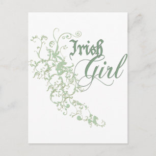 Irish Girl Briefkaart