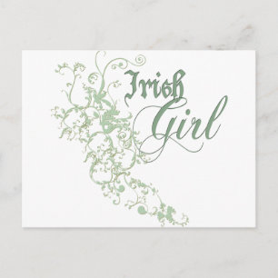 Irish Girl Briefkaart