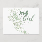 Irish Girl Briefkaart (Voorkant)
