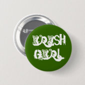Irish Girl Button (Voorkant /achterkant)