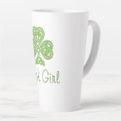 Irish Girl Celtic Clover Latte Mok (Rechterhoek)