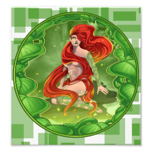 Irish Girl Foto Afdruk