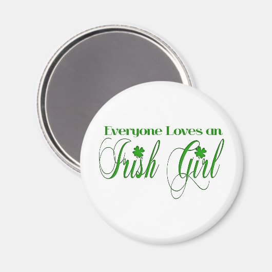 Irish Girl Magneet (Voorkant / Achterkant)