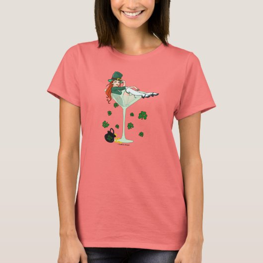 Irish Girl Martini T-shirt (Voorkant)