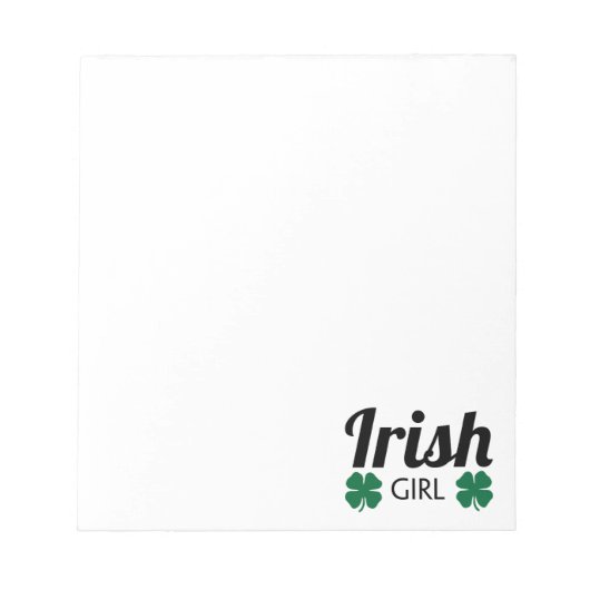 Irish Girl Notitieblok (Voorkant)