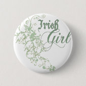 Irish Girl Ronde Button 5,7 Cm (Voorkant)
