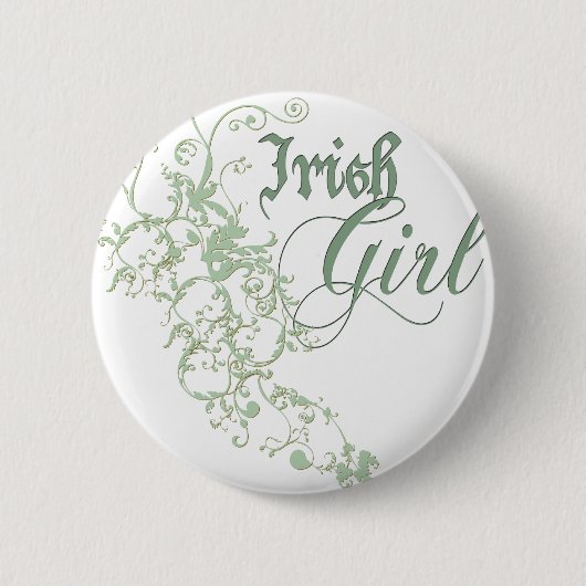 Irish Girl Ronde Button 5,7 Cm (Voorkant)