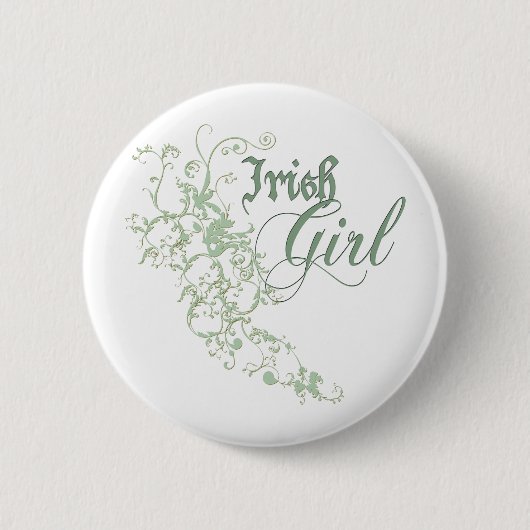 Irish Girl Ronde Button 5,7 Cm (Voorkant)