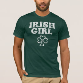 Irish Girl Shamrock t shirt