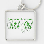 Irish Girl Sleutelhanger (Voorkant)