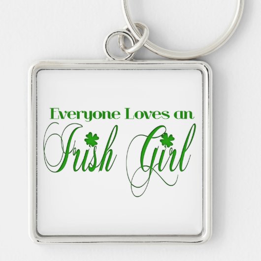 Irish Girl Sleutelhanger (Voorkant)