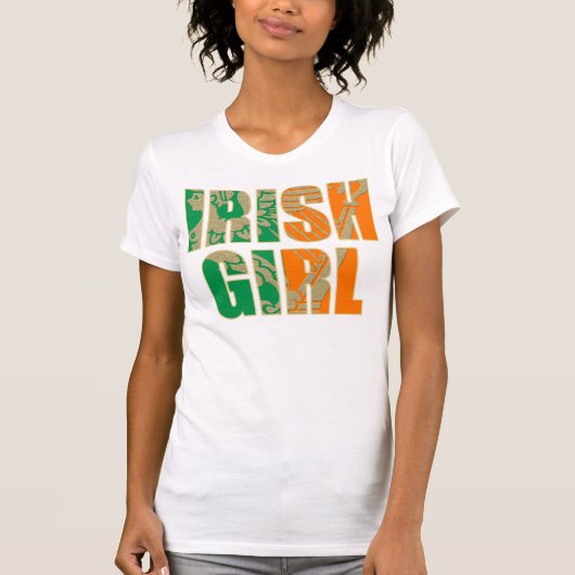 Irish Girl St Patricks Day T-shirt (Voorkant)