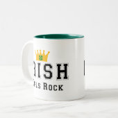 Irish Girls Rock Tweekleurige Koffiemok (Voorkant links)