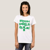 IRISH GIRLS RULE! T-SHIRT (Voorkant volledig)