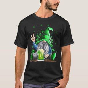 Irish Gnome Drink Beer Funny St Patricks Day T-shirt