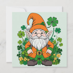 Irish Gnome Feestdagenkaart
