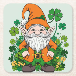 Irish Gnome Kartonnen Onderzetters