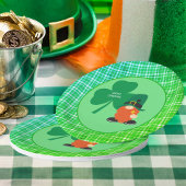 Irish Gnome Shamrock St Patrick's Papieren Bordje