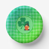 Irish Gnome Shamrock St Patrick's Papieren Kommen (Voorkant)