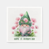 Irish Gnome St. Patrick's Day Servet (Voorkant)