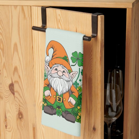 Irish Gnome Theedoek (Derde Gevouwen)