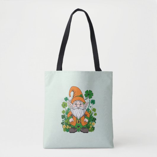 Irish Gnome Tote Bag (Voorkant)