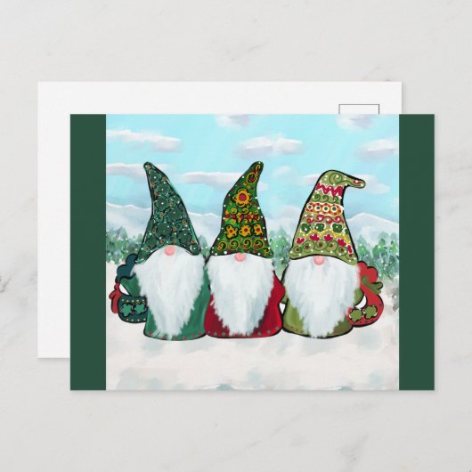 IRISH GNOMES BRIEFKAART (Voorkant / Achterkant)