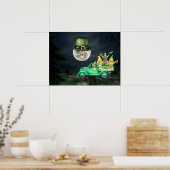 Irish Gnomes en Full Moon Shenanigans Poster (Keuken)