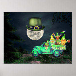 Irish Gnomes en Full Moon Shenanigans Poster