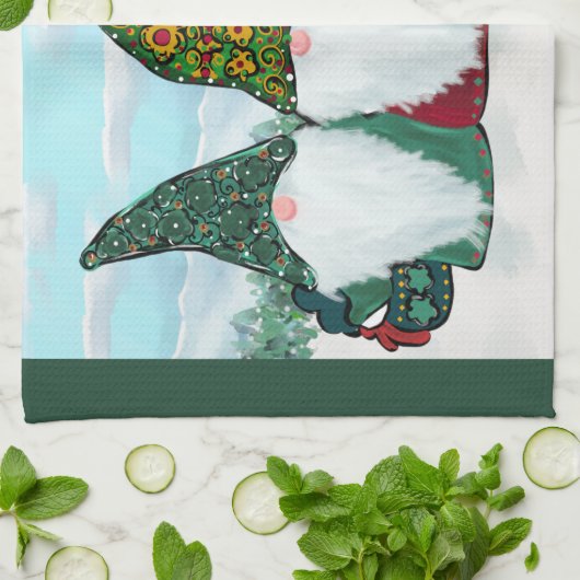 IRISH GNOMES THEEDOEK (Gevouwen)