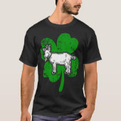 Irish Goat St. Patrick's Day Groen cadeau T-shirt (Voorkant)