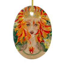 Irish Goddess Eire Fiery Redhead Ginger Fire Queen