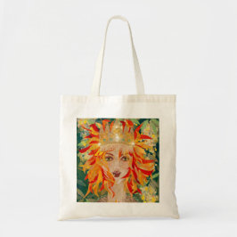 Irish Goddess Eire Fiery Redhead Ginger Fire Queen Tote Bag