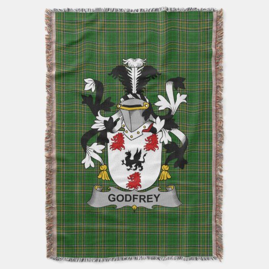 Irish Godfrey (van Bushfield) Wapen van de familie Deken (Voorkant Verticaal)
